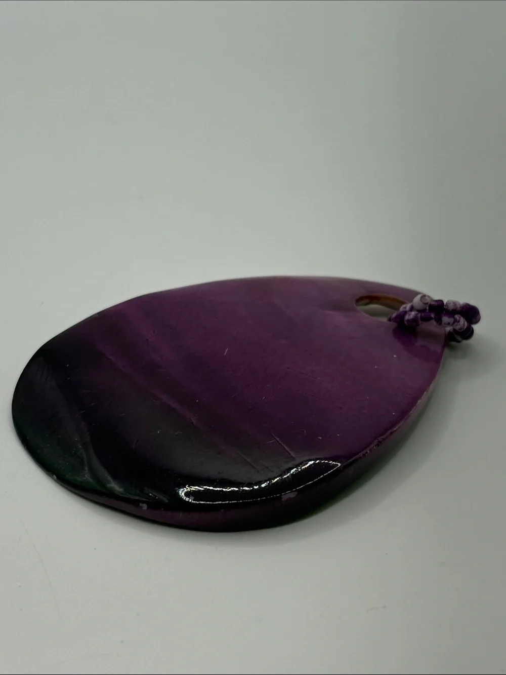Vintage polished teardrop